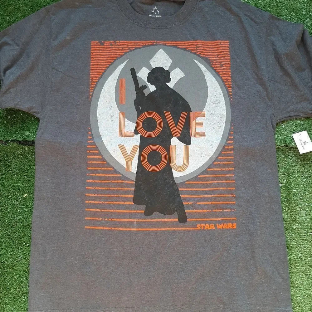 Mens Disney Star Wars Valentines Day Shirt Size Large NWT